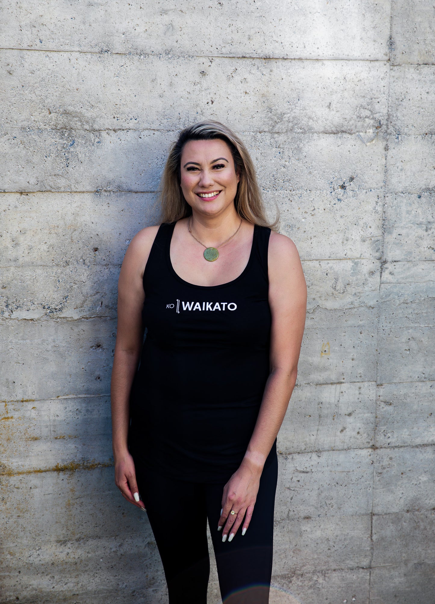Ko Waikato | Womens Black Singlet