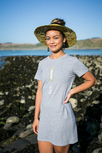 Womens Tshirt Dress - Kia tupu, kia hua, kia puawai